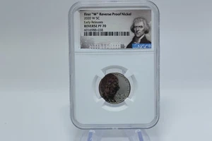 NGC 2020 W 5C Coin, Early Releases, Reverse PF70, Jefferson - Picture 1 of 4