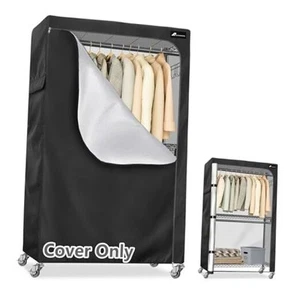 Garment Rack Cover Only,600D Durable Dustproof Waterproof Clothing Rack Cover - Picture 1 of 8