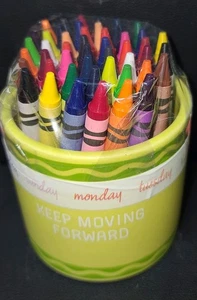 Crayola Crayons 48 Craytons In Crayola Holder. Start This School Year in Style. - Picture 1 of 3