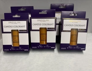 Creative You Yellow Candle Colorant Balance 0.5oz Color Dye Dropper New - Picture 1 of 3