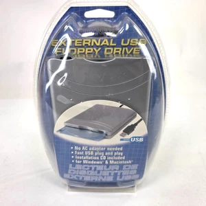 USB Floppy Disk Drive External Dynex  DX-EF101 3.5" New Sealed - Picture 1 of 4