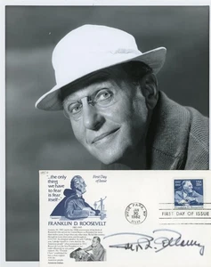 Ralph Bellamy - signierter Ersttagsbrief mit einem s/w Foto - Bild 1 von 1