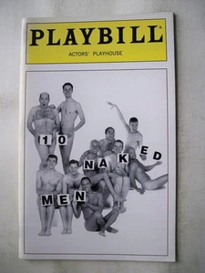 10 NACKTE MÄNNER Playbill NYC 1998 - Bild 1 von 2
