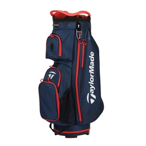 TaylorMade Pro 2023 Navy Red Cart Golf Bag - Picture 1 of 5