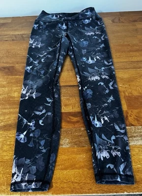 Reebok Women’s Ankle Leggings Yoga Pants Multicolor Size Medium Floral - Image 1 of 4