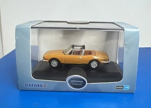Oxford Diecast Triumph Stag Saffron 76TS001 OO Gauge 1:76 Scale - Picture 1 of 4