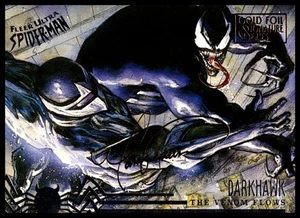 Spider-Man Darkhawk Venom Flows 1995 Fleer Ultra Gold Foil 101 - Picture 1 of 2