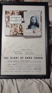 NATALIE PORTMAN EL DIARIO DE ANNE FRANK ORIG 1998 PÓSTER CAJA DE MÚSICA TEATRO  - Imagen 1 de 3