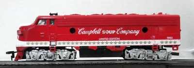 HO Scale Life Like Campbell Soup  F7  diesel locomotive   no 1982 Vintage 85 - Image 1 of 4