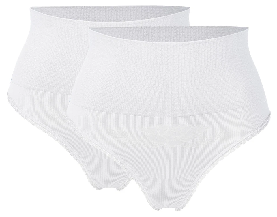 2 Damen Bauchweg Form String Tanga Unterwäsche Mieder Slip Body sl Wäschebeutel - Bild 1 von 1