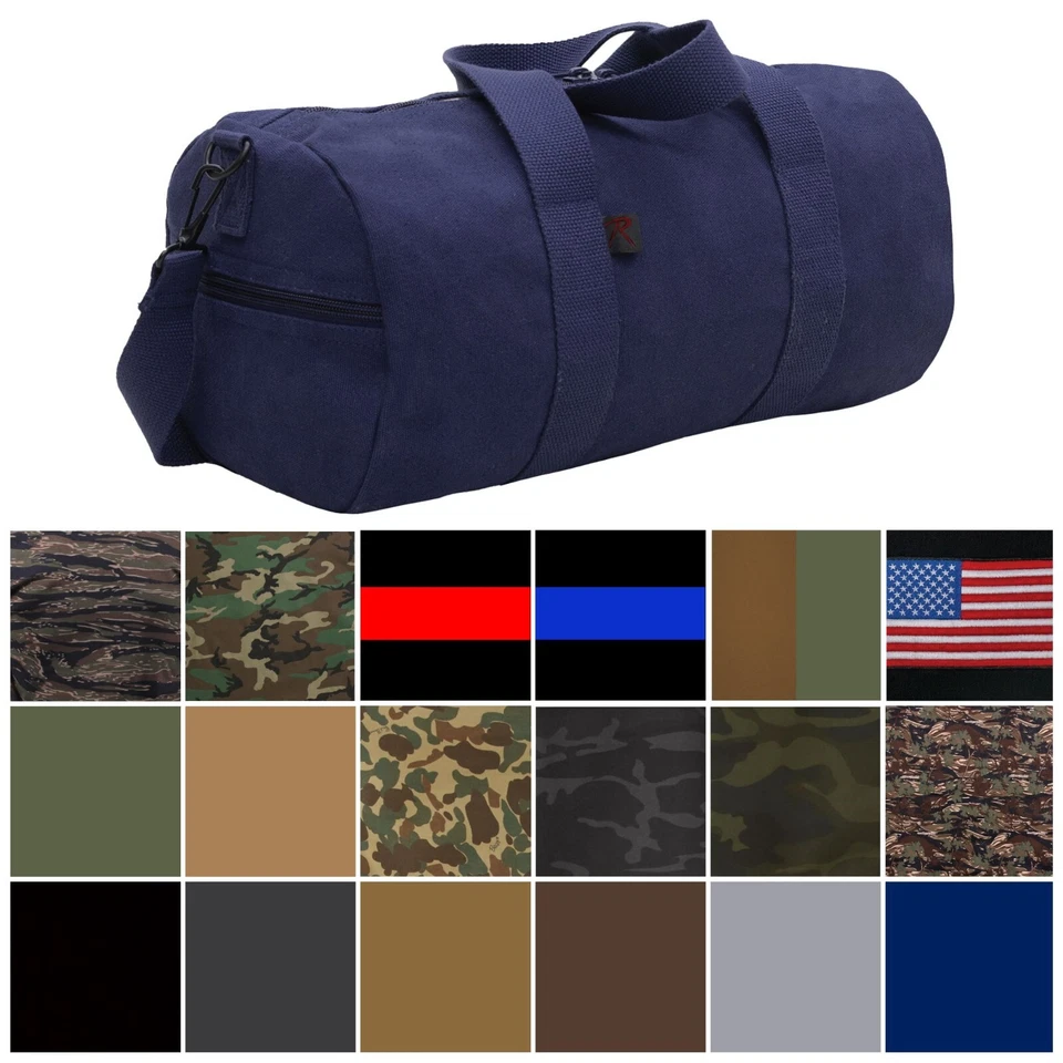 Tactical Shoulder Bag Sports Canvas Gym Camo Duffle Carry Strap Tote 19x9x9 - Image 1 of 1
