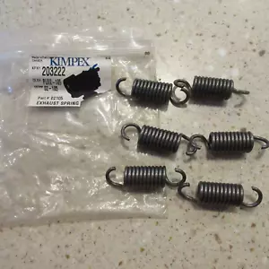 Kimpex Universal Exhaust Springs 6 Ct 1 3/4" length 203222, 02-105 - Picture 1 of 3