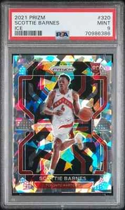 2021 Panini Prizm SCOTTIE BARNES PSA 9 ICE #320 Rookie NEUWERTIG Toronto Raptors - Bild 1 von 2