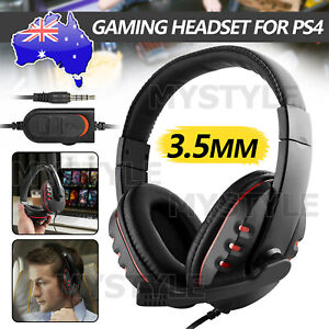 PS4 Headset 3.5mm Gaming Headphone with Microphone for PC Laptop Sony Xbox One