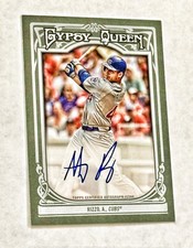 2013 Topps Gypsy Queen Autograph Anthony Rizzo On Card Auto Chicago Cubs