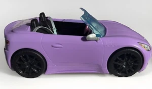 Barbie Purple Convertible Sports Car 2 Seats Mattel HBT92 2022 Vehicle Toy - Picture 1 of 13