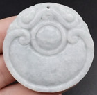 Burma 100% Natural Type A Jade Jadeite Carved Dragon Pi Xiu Amulet Pendant