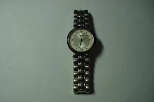 Parousia Italy Diamond Stainless Steel Sapphire Crystal 18k Gold Crown Watch - Picture 1 of 10