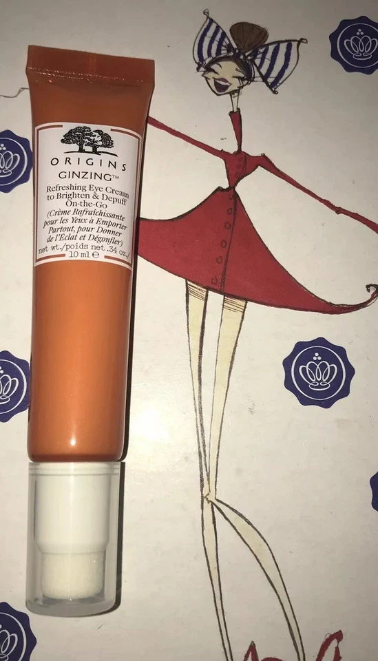 Crema refrescante para ojos ORIGINS GinZinG "ON THE GO" .34 oz nueva Foto 1 de 3