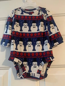 PAGLIACCETTO PUPAZZO DI NEVE MEUNDIES ME KIDS TAGLIA 12-18 MESI - Foto 1 di 3