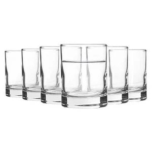 6x Liberty Shot Glasses Heavy Base Vodka Tequila Liquor Glass Cups Set 65ml - Picture 1 of 7
