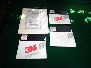 MS Windows 95 (Used) PC Operating system COA CD Setup Disk and Upgrade Floppy - Picture 1 of 11