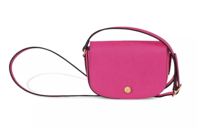 Longchamp XS Épure Epure Leather Crossbody Saddle Bag ~NIP~ Fuchsia - Image 1 of 4