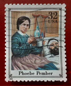 US 1995 32c Postally Used Civil War Phoebe Pember Mi 2600 Scott 29 Superb 6171-1 - Picture 1 of 2