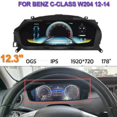 Cuadro de instrumentos velocímetro digital tablero de instrumentos para Mercedes Benz clase C W204 Foto 1 de 4