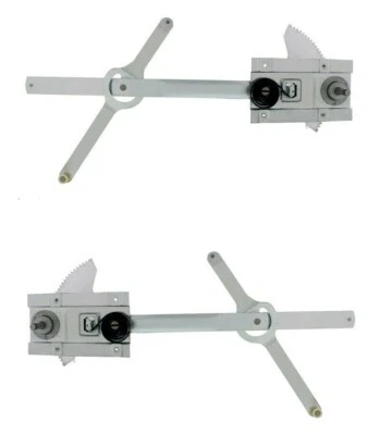 Par (2) reguladores de janela para picapes Chevy e GMC de 1964–1966 - Imagem 1 de 3