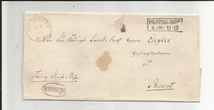Preussen V. / PR: STARGARDT Ra2 + Botenmstr.-Oval-Stempel "BÜRGER" - Bild 1 von 2