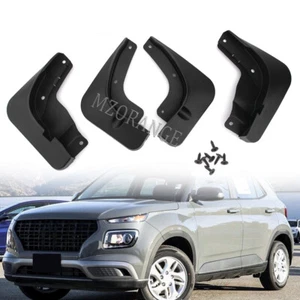 Set Front+Rear Splash Guard Mud Flaps For Hyundai Venue 2020 21-2023 Left+Right - Picture 1 of 15