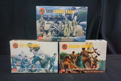 Air Fix Serie 1 Lote de Tropas OTAN Tripulación Terrestre RAF Personal e Infantería Rusa NUEVO Foto 1 de 4