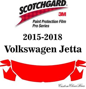 3M Scotchgard Paint Protection Pro Series 2015 2016 2017 2018 Volkswagen Jetta