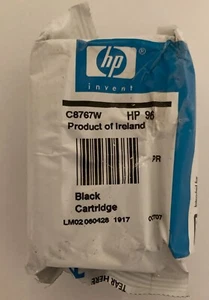 Nowy czarny wkład atramentowy OEM HP 96 oryginalny w zapieczętowanej torbie C8767W EXP 07 - Zdjęcie 1 z 1