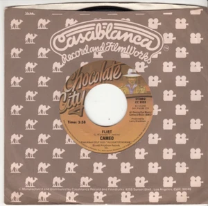 CAMEO - FLIRT - ORIGINAL CHOCOLATE CITY RECORDS 45 - GREAT SHAPE - Picture 1 of 2