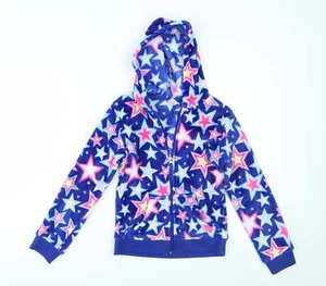 candy pink Girls Polyester Blend Full Zip Hoodie Size XL Zip - Picture 1 of 12