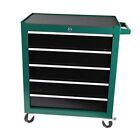 Entcook, 5 Drawer Chest, Wheels, Rolling Box, Portable Tool Storage Cabinet 