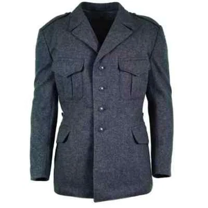 Genuine Swiss Army Grey Wool Jacket Switz Military Style Uniform - Picture 1 of 6