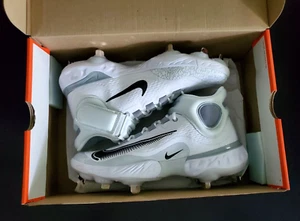Botines de béisbol Nike Alpha Huarache Elite 4 gris blanco medio FD2744 100 talla 7 - Imagen 1 de 12