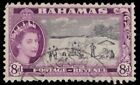 BAHAMAS 166i (SG209a) - Reine Elizabeth II "1956 Paradise Beach" (pb10491)