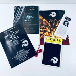 PHANTOM OF THE OPERA Majestic Theatre 1996 Ephemera Collection Playbill Program - Imagen 1 de 12