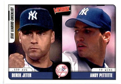 2001 Upper Deck Victory - Derek Jeter, Andy Pettitte #255 - Image 1 of 2