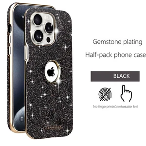 For iPhone 16 Pro Max 15 14 13 12 Luxury Shockproof Glitter Sparkly Bling Cases - Picture 1 of 13