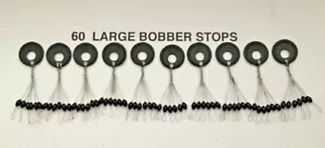 BOBBER TAPPI (NERO 60 PZ 10 ANELLI) MISURA GRANDE fermi ovali, si esauriscono velocemente - Foto 1 di 1