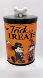 Mickey Mouse and Friends Trick or Treats Halloween Disney Cookie Jar Canister - Picture 1 of 13