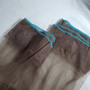 Hanes 415XL 11XL 2 Paar Strumpf kaum da verstärkt durchsichtig RHT Vintage - Bild 1 von 3
