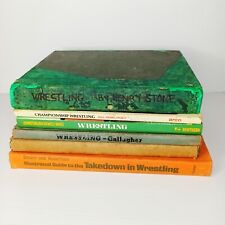 Bundle 6 x Vintage Wrestling Books. School-Olympic. 1939-1979. HC/DJ, PB, Rare.