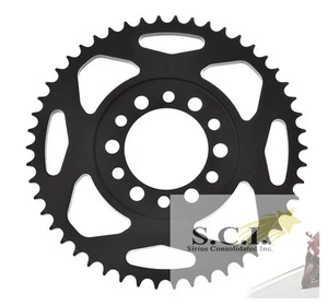  YAMAHA XT350 XT225 YZ80 DT125 DT175 TW200 JT 50T REAR BLACK SPROCKET JTR1842.50 - Picture 1 of 2