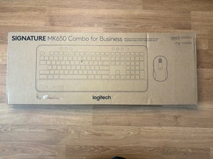 Logitech Signature MK650 Combo Wireless Mouse and Keyboard Bolt Mac / PC White - Picture 1 of 5